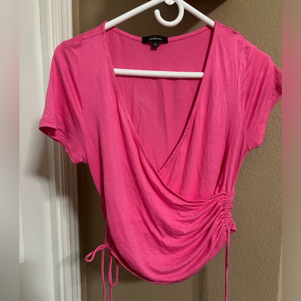 Hot pink top